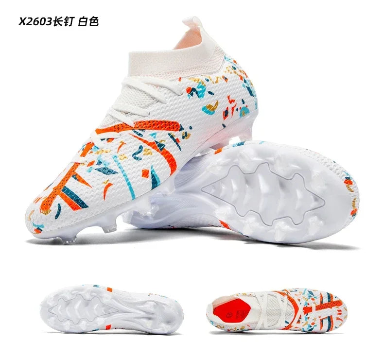 New Men Football Boots Match Sneakers Soccer Shoes Non-Slip Professional Training Shoes Grass Outdoor Sport Ultralight Unisex