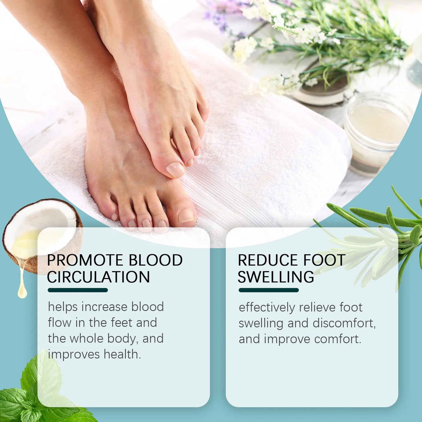 Foot Salt Bath Stress Relief Dead Skin Remover Deep Cleansing Bath Soak Magnesium Moisturizing Body Feet Relaxing Bath Salt 100g
