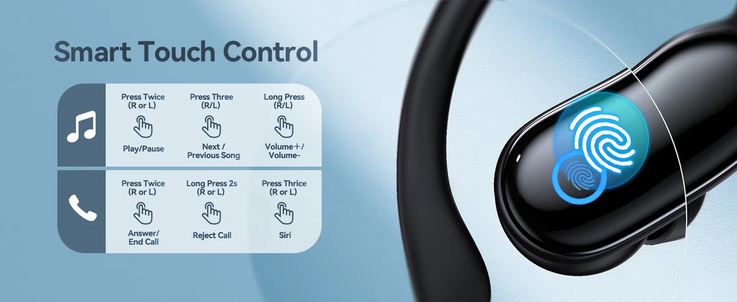 Active Noise Cancelling Ear Buds AI Translation Wireless Earbuds 96hrs Playback Bluetooth Headphones with Earhooks Microphone