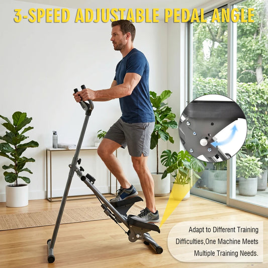 Ye Stair Stepper Machine, Vertical Climber w/ LCD Display, Compact Cardio Step Trainer for Full-Body Home Workouts