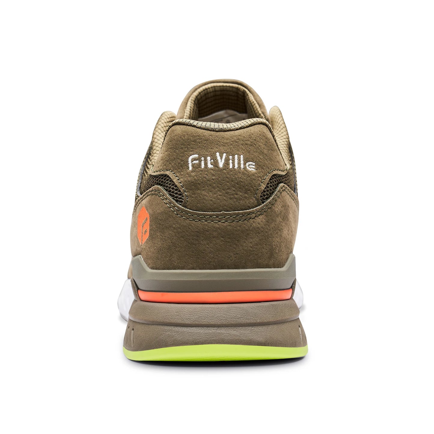 FitVille Men's Walking Shoes Extra Wide Lightweight Sneakers for Flat Feet Arch Fit Heel Pain Relief Non-Slip Running Shoes