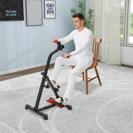 Pedal Exerciser Bike, Fitness Bike, Exerciser Bike, Pedal Exerciser Bike Hand Arm Leg And Knee Stroke Recovery Equipment, Elderly Physical Therapy Sit Exercise