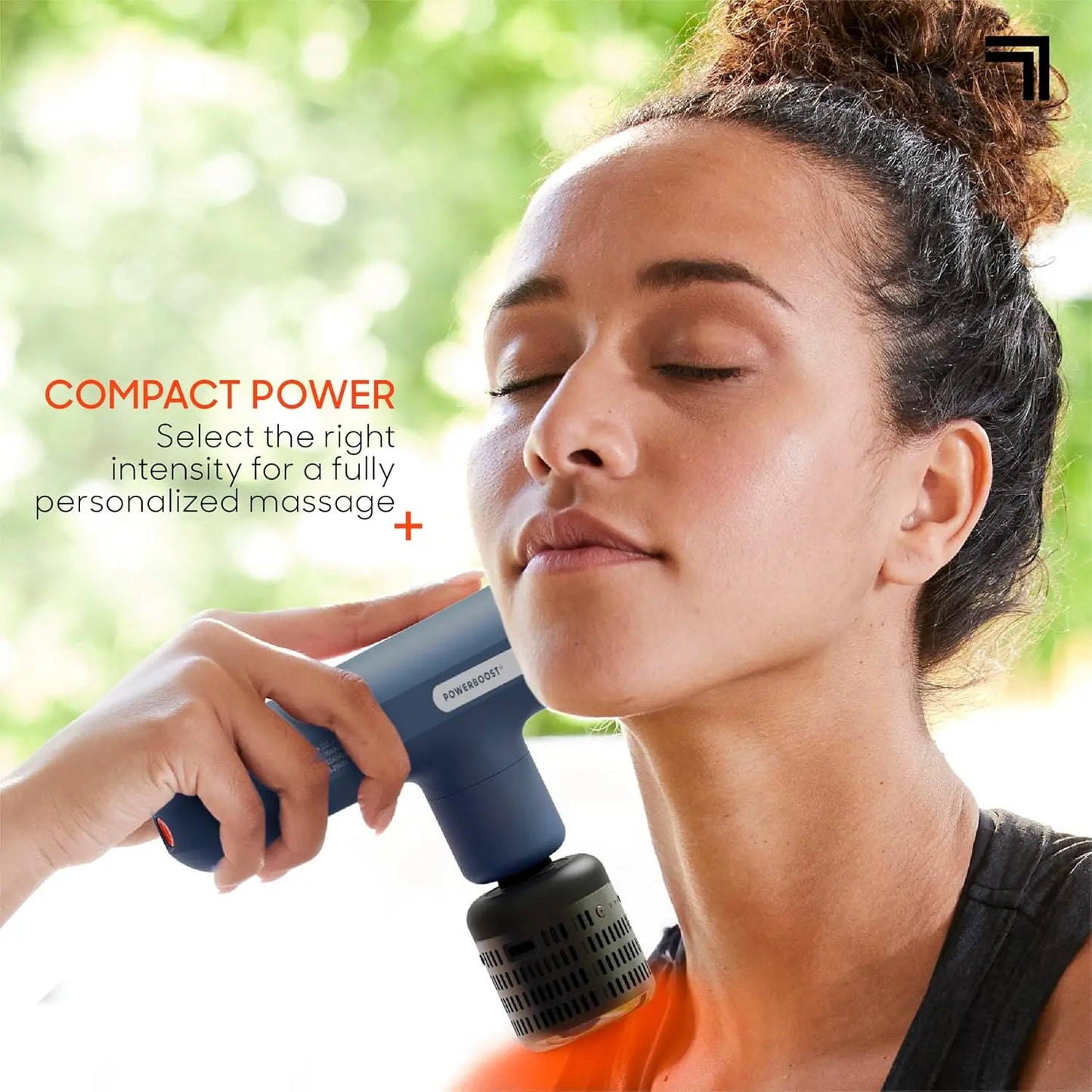Deep Tissue Percussion Massage Gun, Hot & Cold Rechargeable Handheld Massager, 4 Speeds, 5 Heads, Carrying Case, Muscle Pain Relief