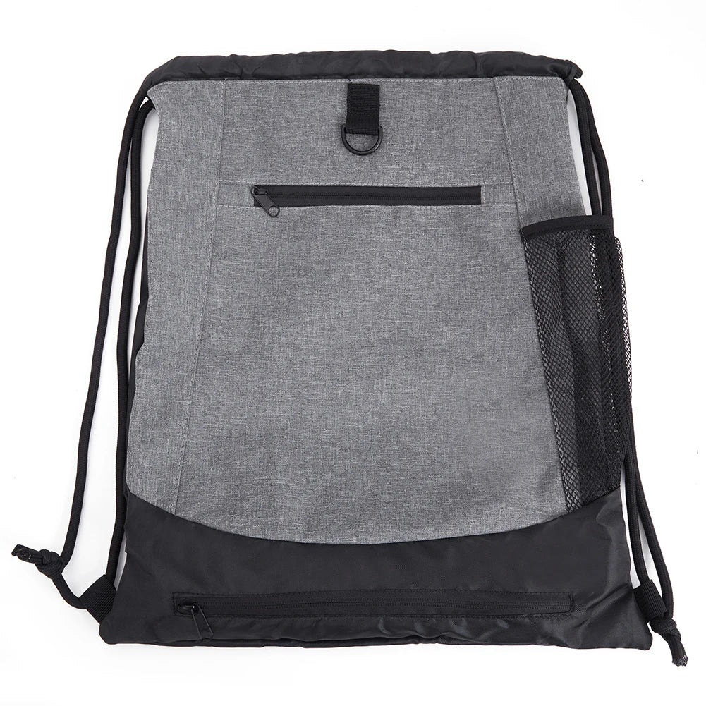 Drawstring Basketball Backpack Foldable Soccer Backpacks Women Yoga Bag Gym Sackpack With Detachable Mesh Bag For Outdoor Sports