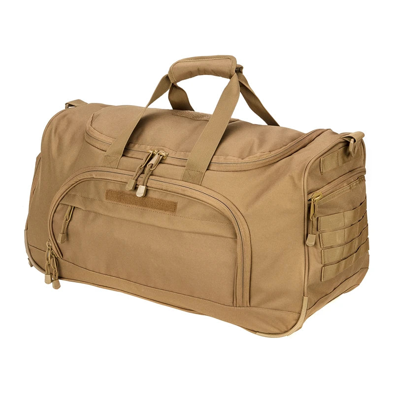 50L Waterproof Gym Bag Men Sports Travel Bags Military Tactical Duffle Luggage Outdoor FitnessTraining Bag