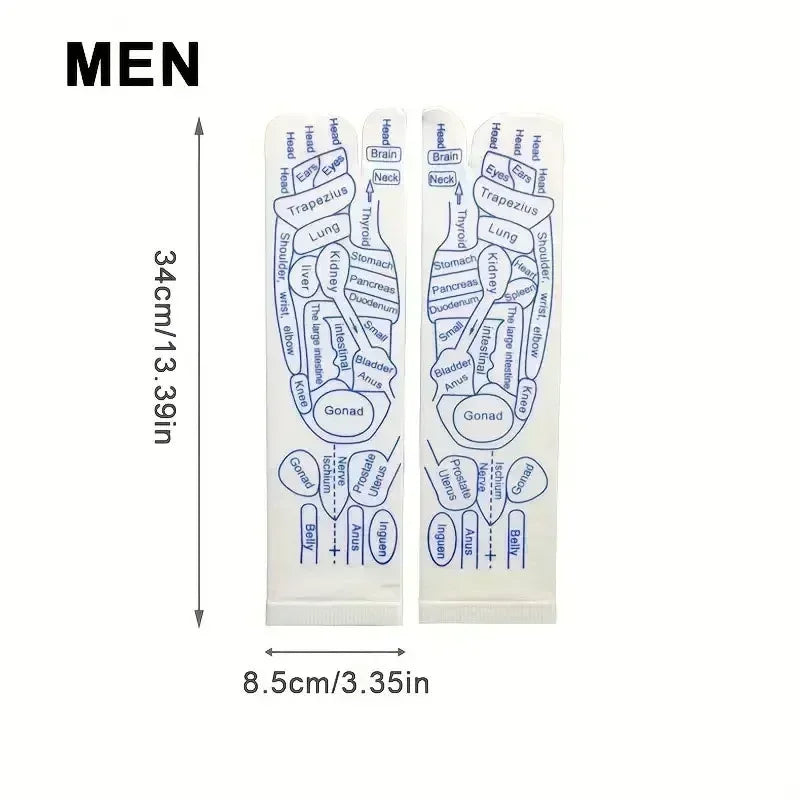 1 Set Socks Acupressure Foot Care Massage Relieve Tired Feet Massager Reflexology Socks Foot Acupoint Massage Tool Physiotherapy