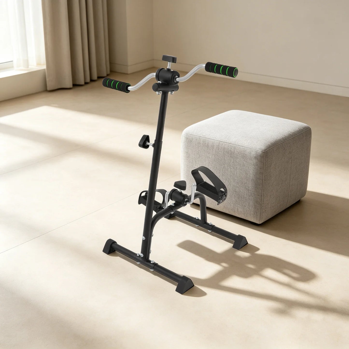 Exercise Bike for Seniors, Pedal Exerciser 5-Level Height 85-100cm, Knee Rehabilitation Equipment Low-Impact