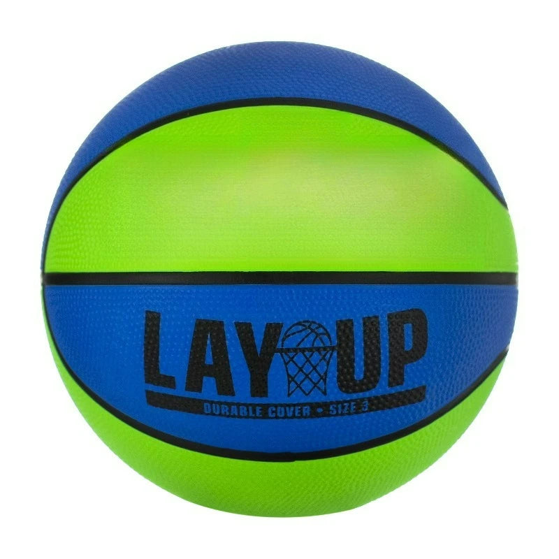 Lay-Up Mini Outdoor Blue/Green Basketball 22"