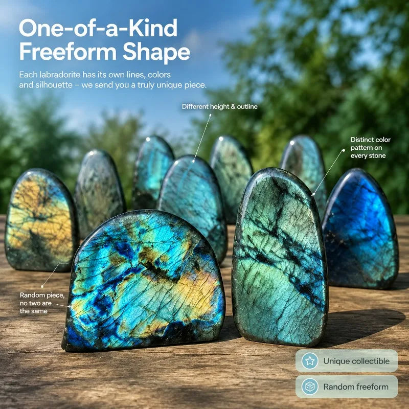 Natural high-quality feldspar crystal ornament, Bohemian style, used for home and room decoration ornaments, with random styles, suitable for daily display and gifting to friends