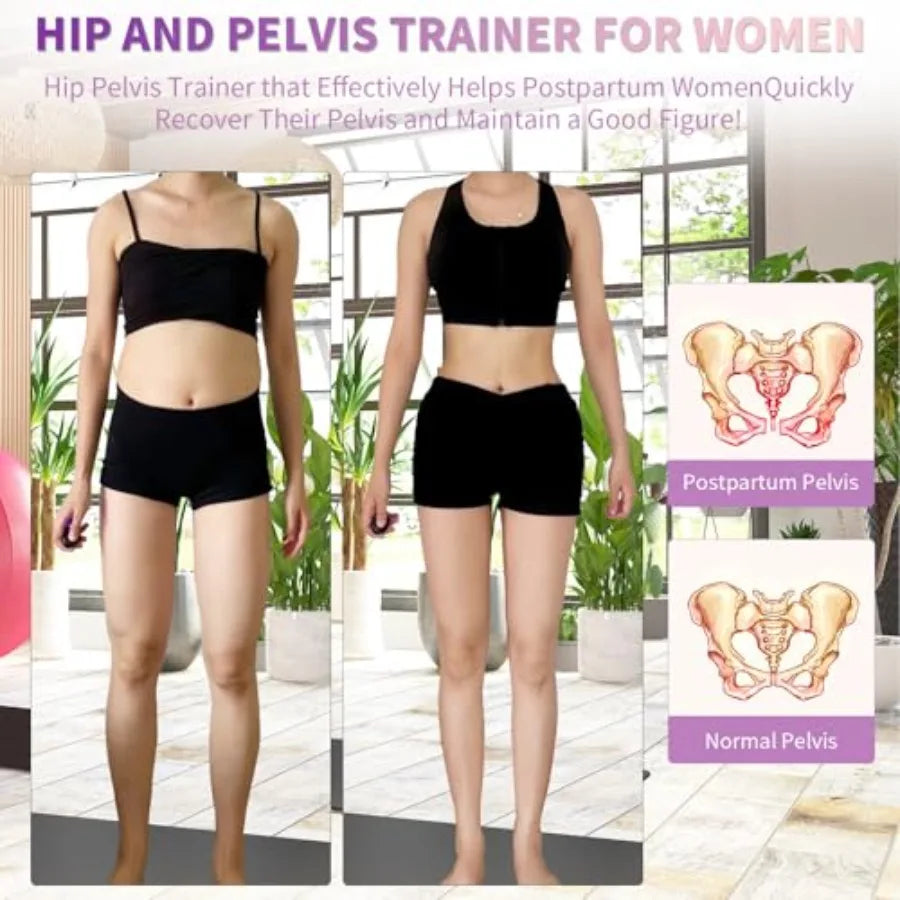 Thigh Master Hip Trainer Kegel Exerciser, Pelvic Floor Exercise Devices for Arm Leg, Inner Thigh Exercise Equipment Kegel Exerc