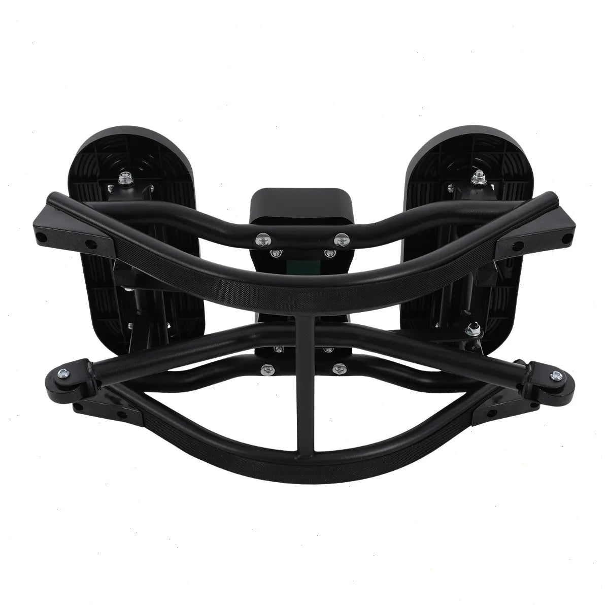 Rock Stepper with Elastic Resistance Bands, Side-to-Side Lateral Rocking Stepper Machine, Digital Display Monitor, Heavy Duty Frame, Home Fitness Equipment for Legs Glutes Workout ﻿