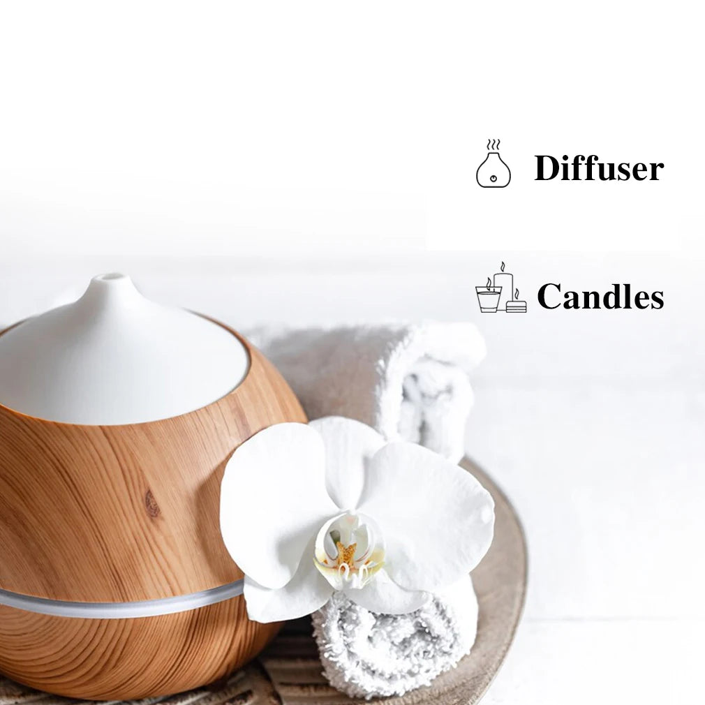 PHATOIL 9 X 10ml Fragrance Oil Christmas Gift Set for Diffusers for Home, Soap Candle Making Long Lasting Fragrance Oils Humidifier, Aromatherapy, Refresh Space