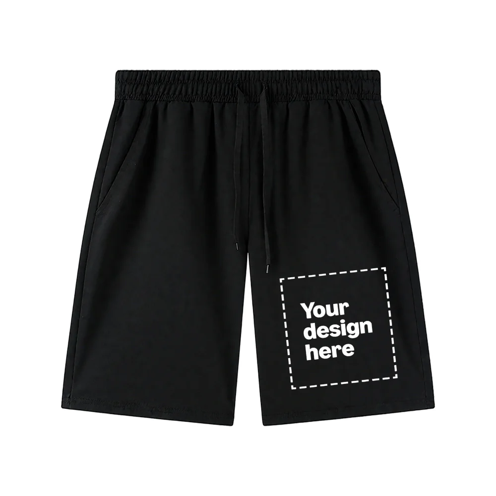 Custom Shorts with Your Image Front Print for Men | Personalized Print Tech Shorts by AliExpress Custom On-Demand Apparel