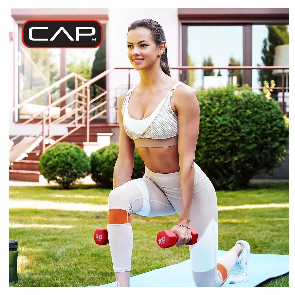 Neoprene Coated Hexagon Dumbbell 5 Pound Set for Home Gym Fitness Workout Strength Training