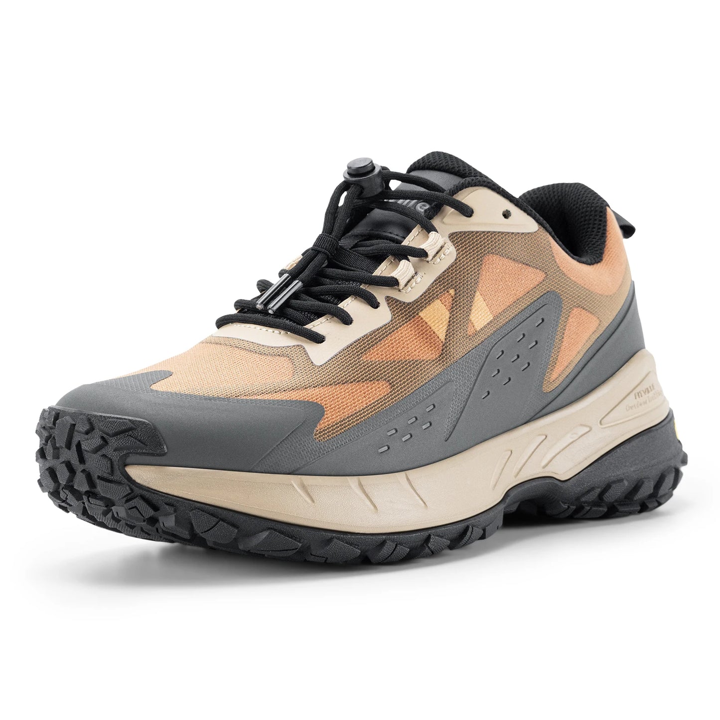 Fittington Wide Shoes For Men.  Breathable Mesh Upper Sneakers Non-Slip Trekking Hiking Walking Shoes With High Arch Support