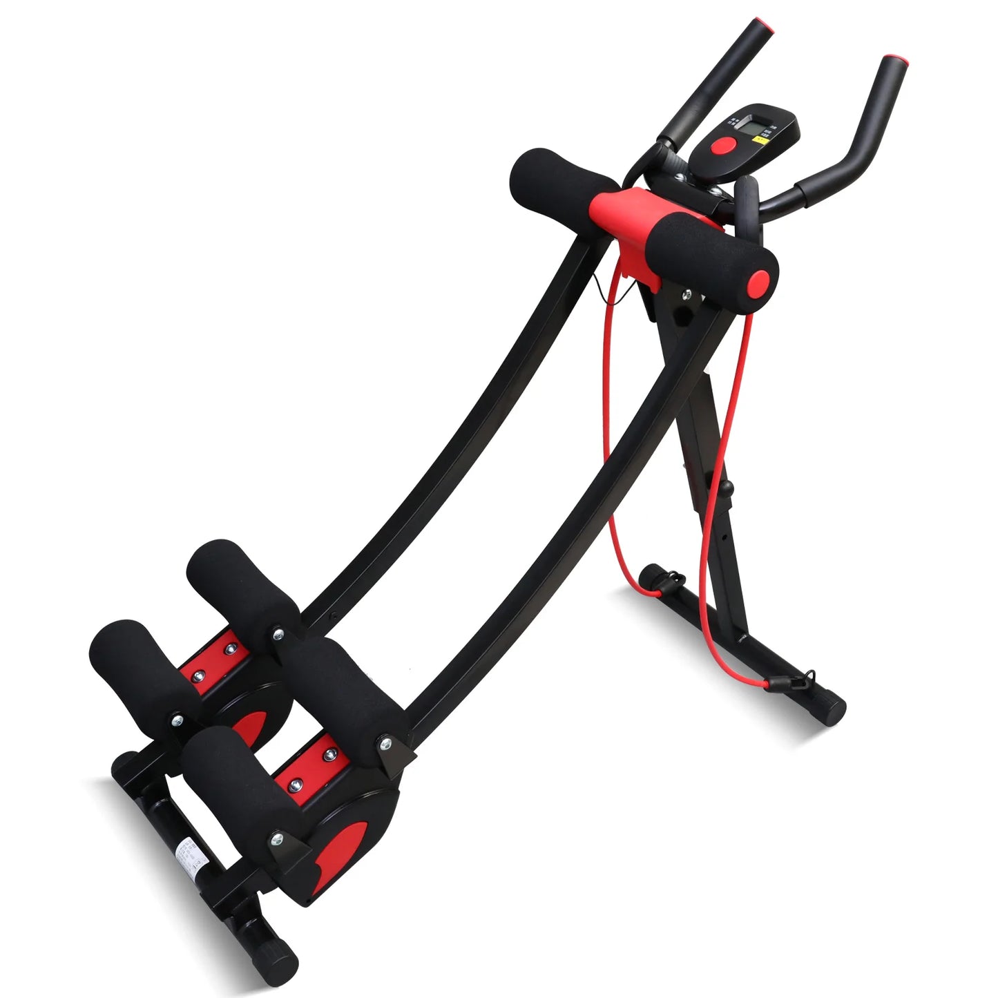Fitness AB Machine Abdominal Trainers Core Workout Equipment 440 lbs Foldable Height Adjustable For Home Exercise Kit Whole Body