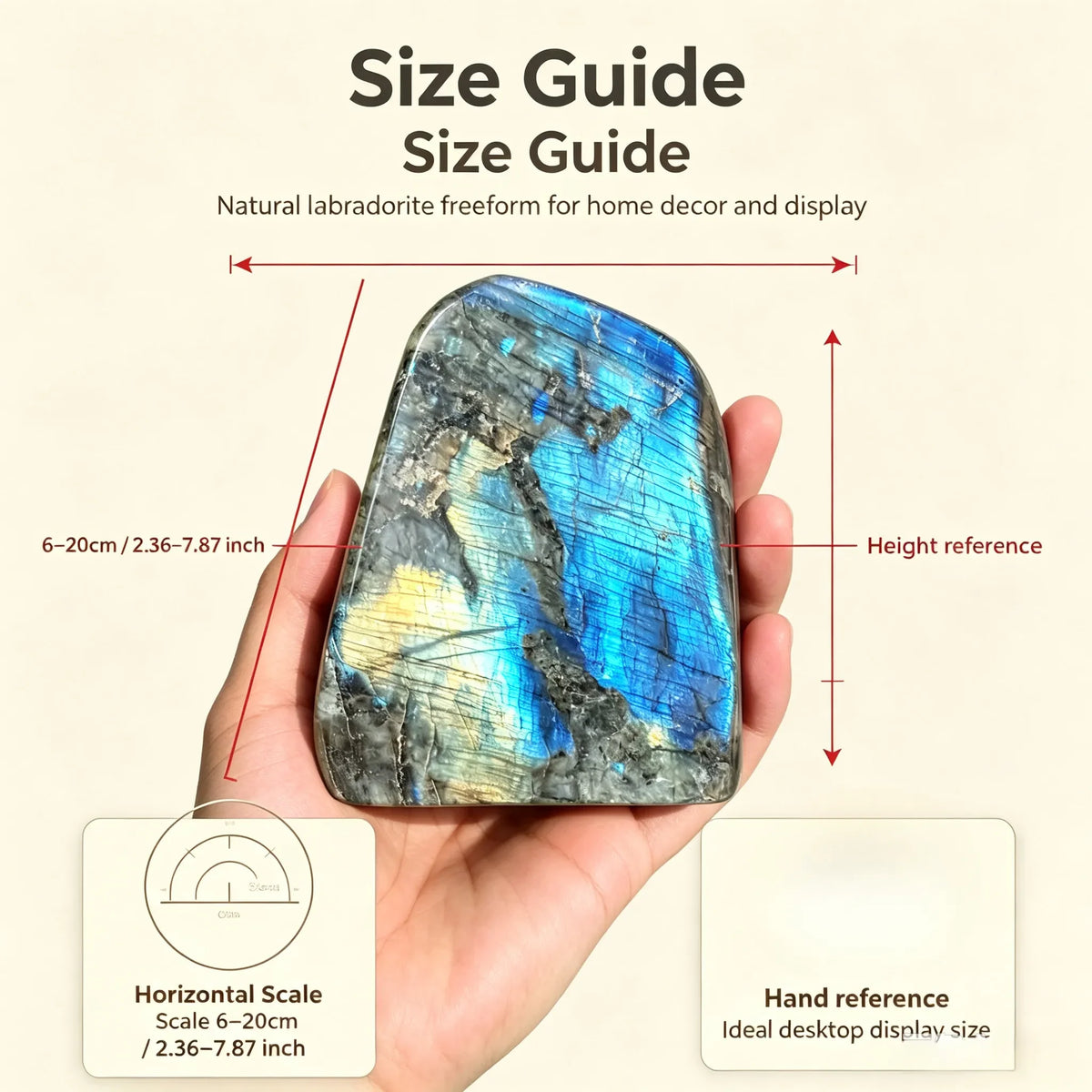 Natural high-quality feldspar crystal ornament, Bohemian style, used for home and room decoration ornaments, with random styles, suitable for daily display and gifting to friends