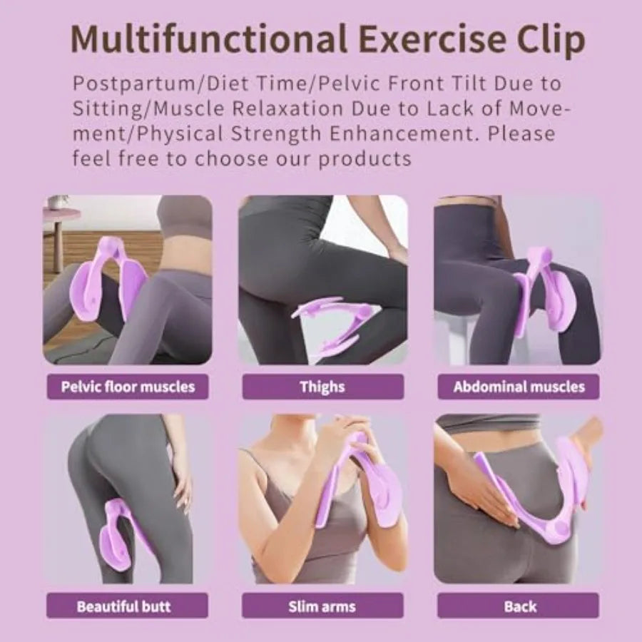 Thigh Master Hip Trainer Kegel Exerciser, Pelvic Floor Exercise Devices for Arm Leg, Inner Thigh Exercise Equipment Kegel Exerc