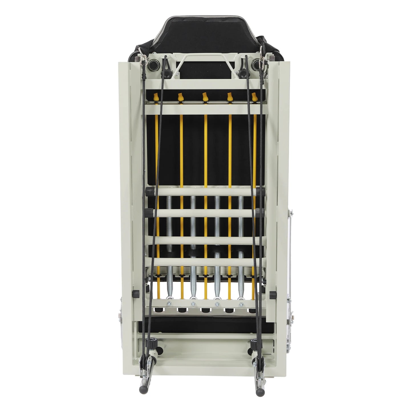 120kg/264.55lbs Foldable Pilates Reformer Machine, Multifunctional Yoga Fitness Equipment, Pilates Exercise Equipment