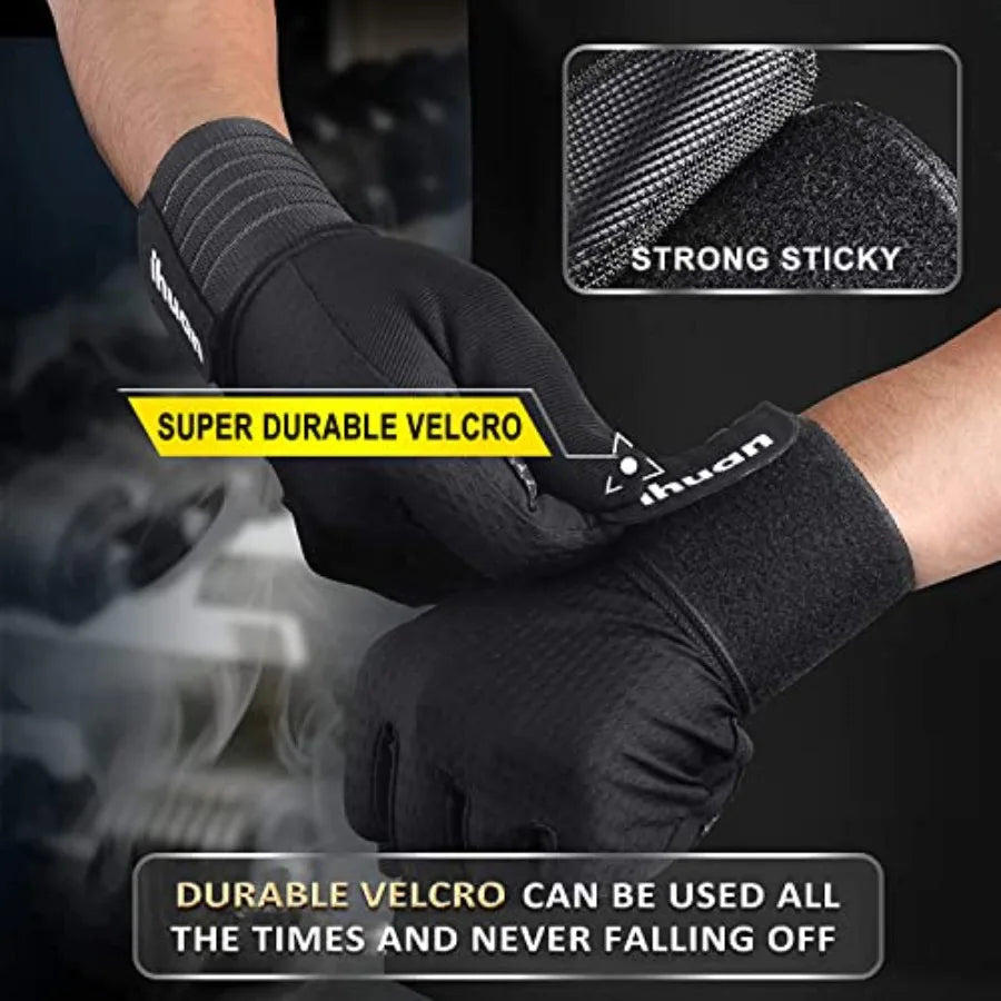 Workout Gloves for Men Full-Finger: Weight Lifting for Men, Gym Full Hand Gloves for Weightlifting, Deadlift