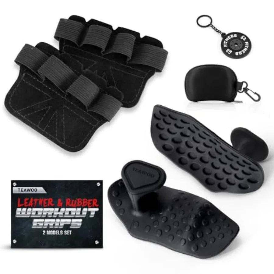 Anti-Slip Workout Grips, Ergonomic Palm Protection for Weight Lifting, Pull-Ups and Gym Training