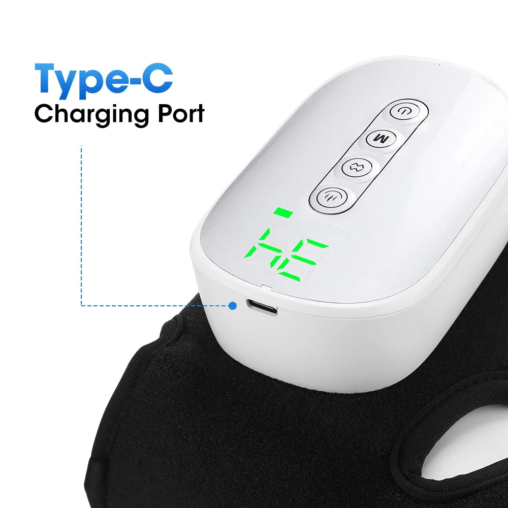 Wireless Air Pressure Ankle Massager,Electric Heating Foot Airbag Compression Massage,Ankle Joint Sole Kneading Muscle Relax
