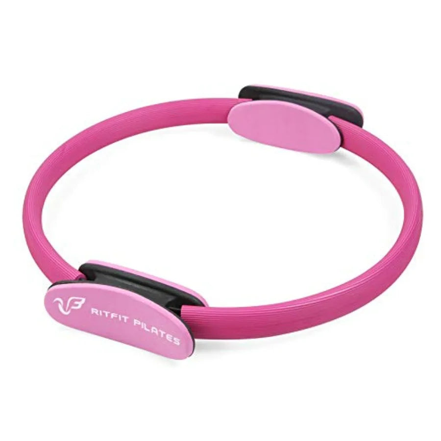 Pilates Ring Circle - 14 Inch Magic Fitness Circle for Toning Inner and Outer Thighs, Bonus Workout Guide Included