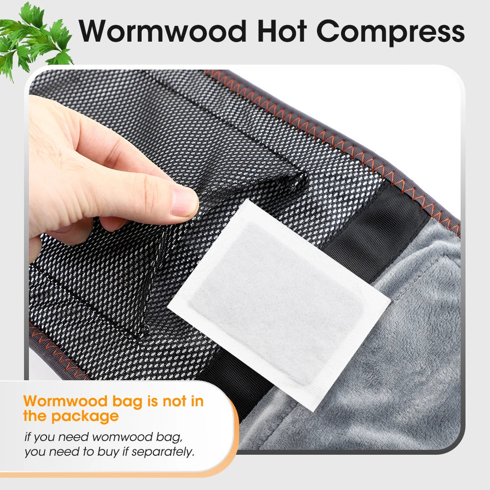 Electric Heating Waist Massager Belts Vibration Hot Compress Brace Belt Back Lumbar Fatigue Relax Massage Machine Heated Pad