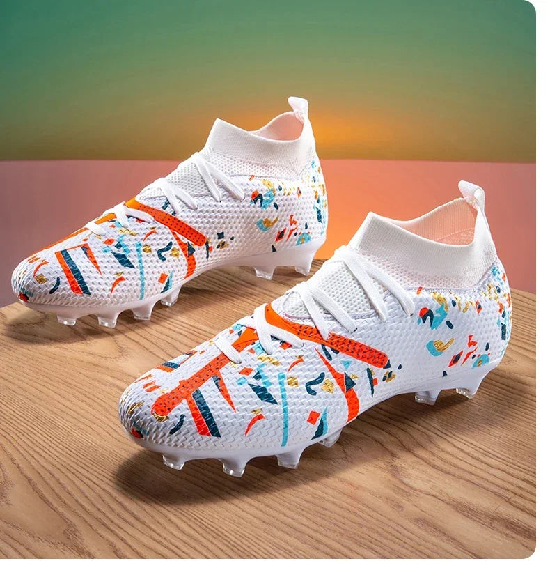 New Men Football Boots Match Sneakers Soccer Shoes Non-Slip Professional Training Shoes Grass Outdoor Sport Ultralight Unisex