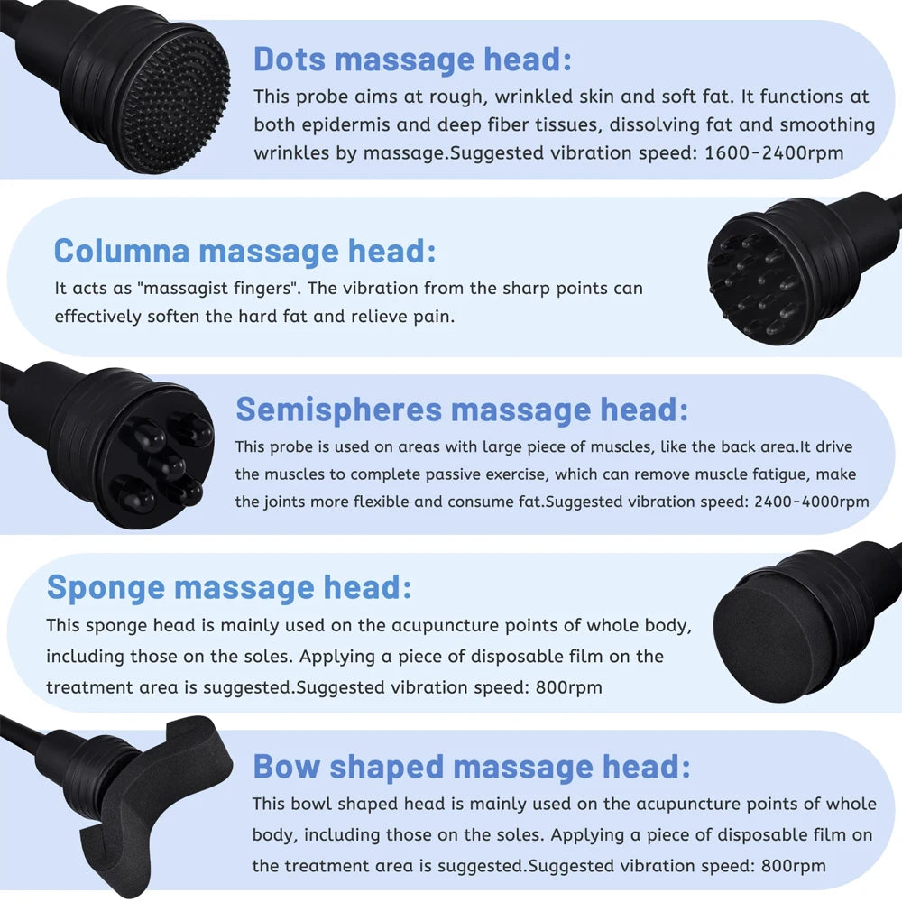 High Frequency G5 Vibrating Body Slimming Machine Fitness Cellulite Fat Reduce Shaping Massager Weight Loss Slimming Beauty tool