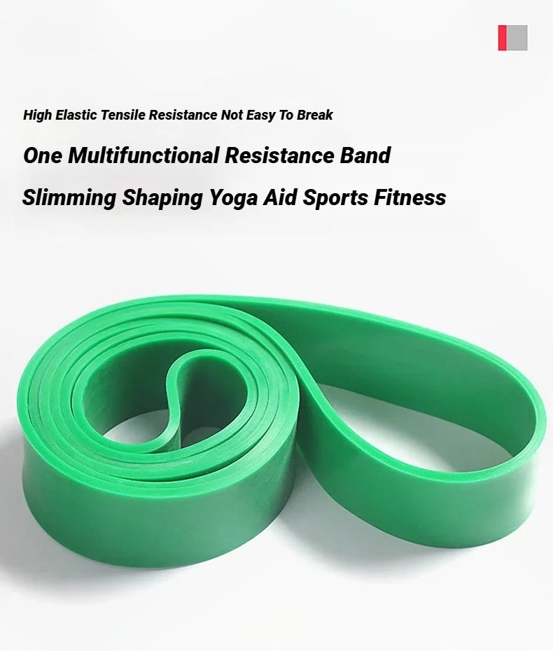 1/5Pcs Tpe Elastic Band Resistance Strength Training Sports Fitness Latex Pull-Up Ension Thick Circle Yoga Multi-Functional Hip