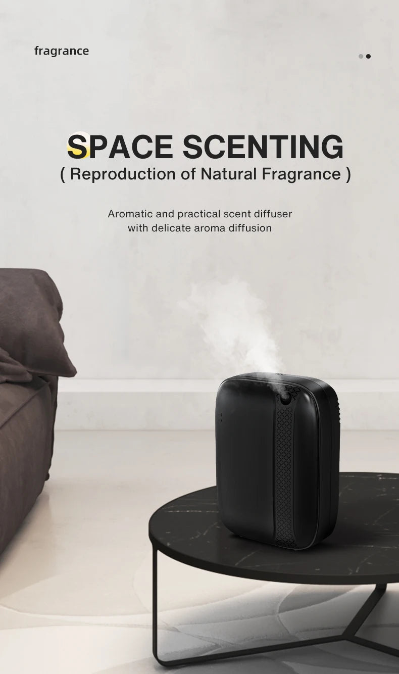 NAMZTE Home Fragrance Aroma Diffuser 1000m³ Coverage Perfume Air freshener Waterless Free Essential Oil 400ML Capacity Bluetooth APP Control Electronic Aromatic Machine