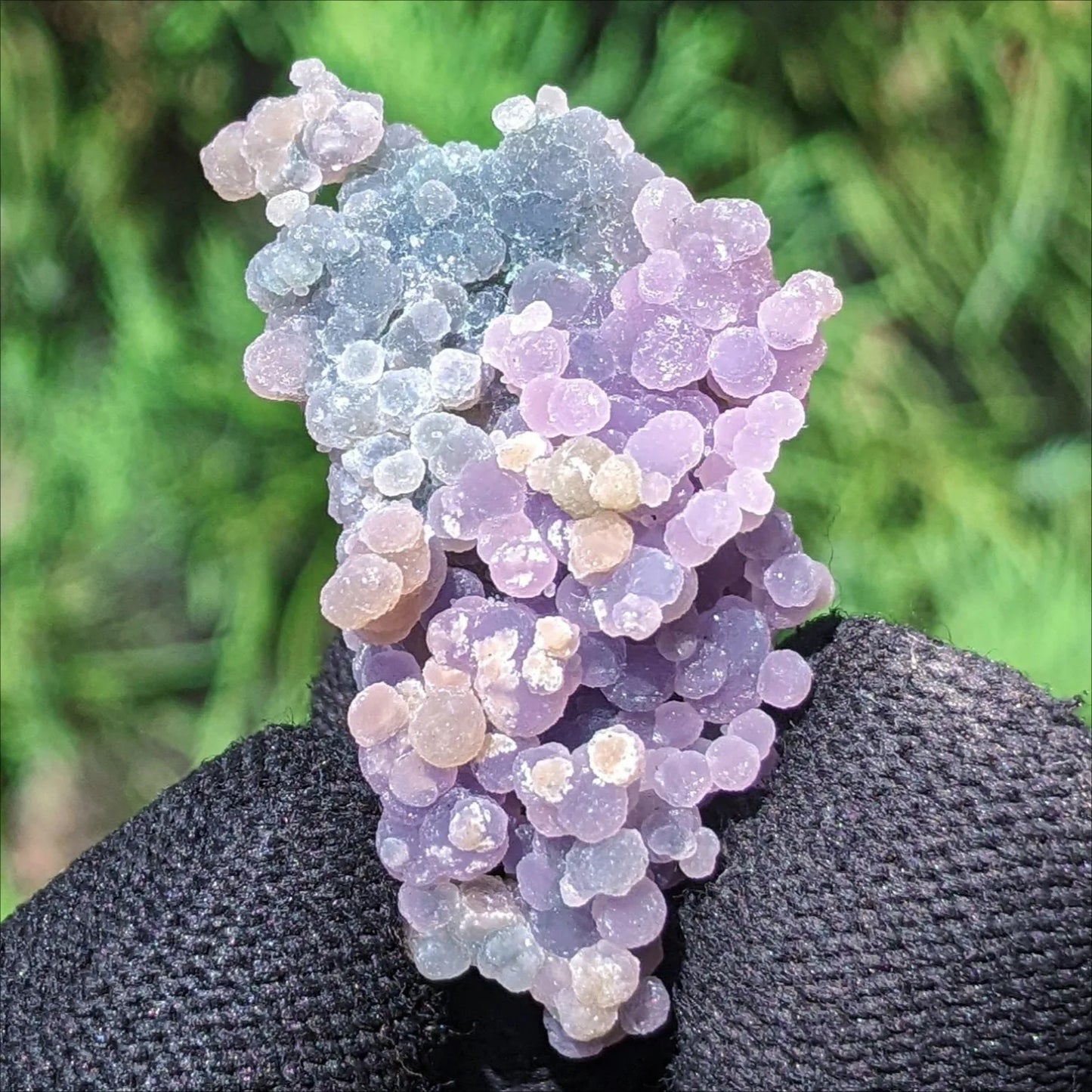 1pc Purple Grape Agate Specimen Raw Stone, natural stones figures,home decor,meditation crystal stones,Natural agate stone