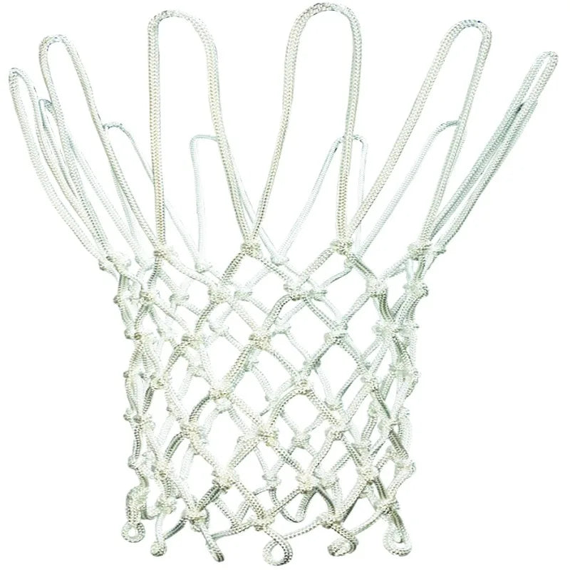 Regulation Size Heavy Duty Basketball Net, White, Polyester, 6.9 oz