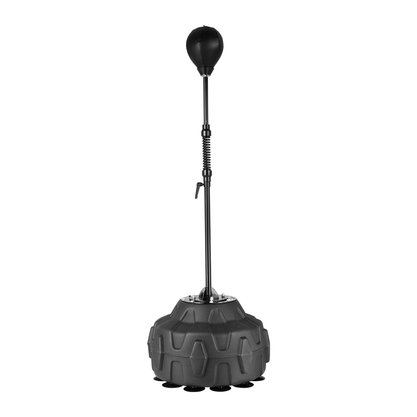 Reflex Speed Bag, Adjustable Height Boxing Reflex Ball 56 - 71in, Free Standing Base Punching Bag with Stand, Boxing Trainer for Home Gym Use, Adult and child vertical venting ball