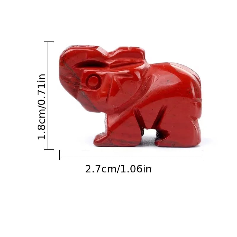 Random style 3pcs natural crystal animal carving ornaments, original mineral specimens, mini home decoration ornaments, high-quality and exquisite holiday gift handicrafts