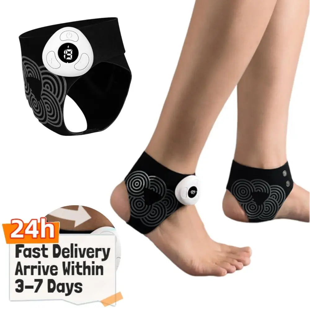 EMS Pulse Ankle Massager Lightweight Sports Ankle Support Breathable Joint Protection Gear Anti Sprain Injury