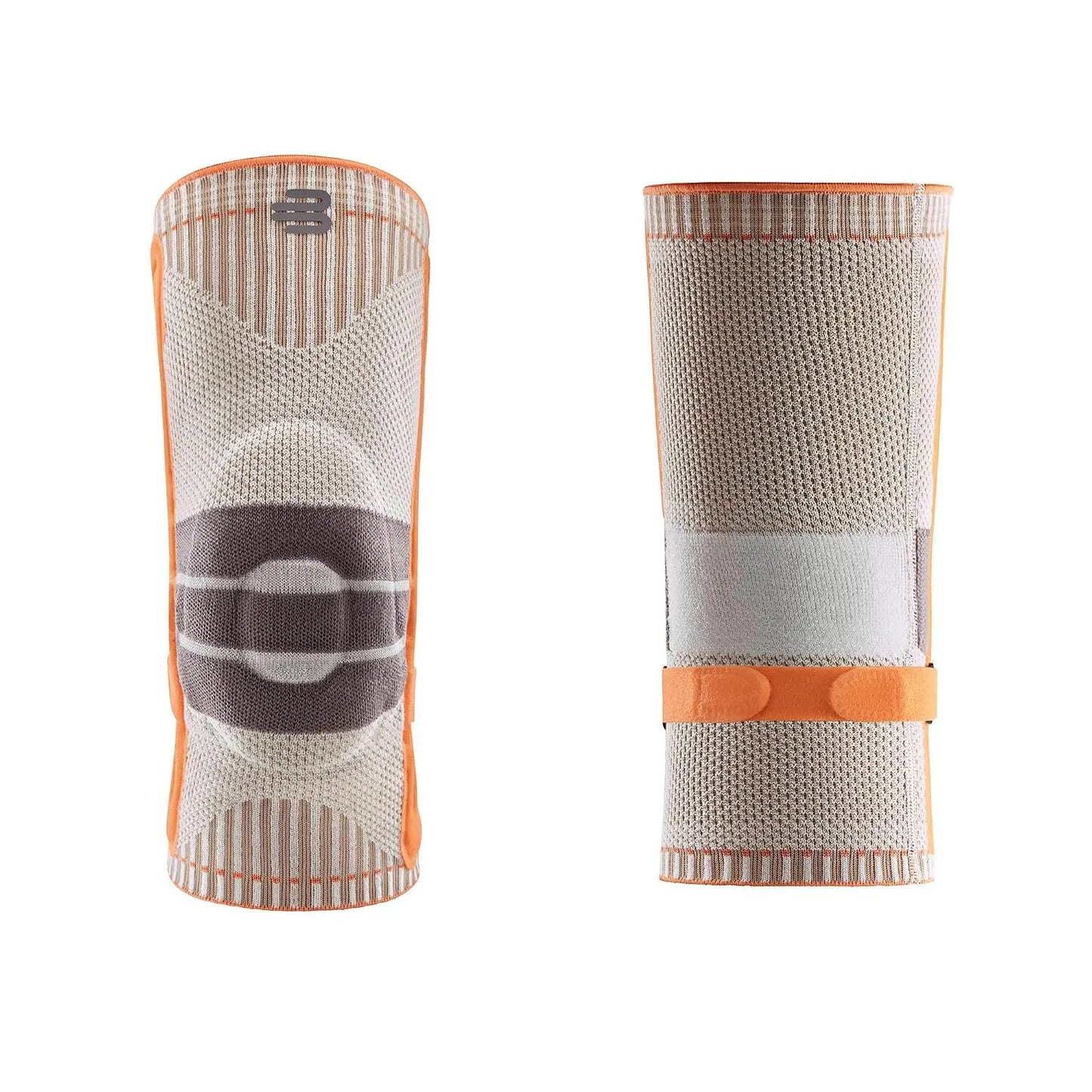 Outdoor Knee Support Brace for Hiking, Walking & Running - Sandstone-Orange, M