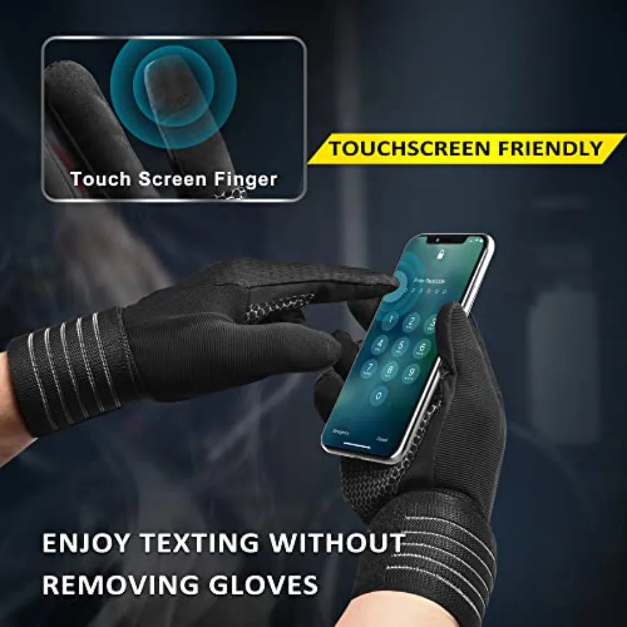 Workout Gloves for Men Full-Finger: Weight Lifting for Men, Gym Full Hand Gloves for Weightlifting, Deadlift