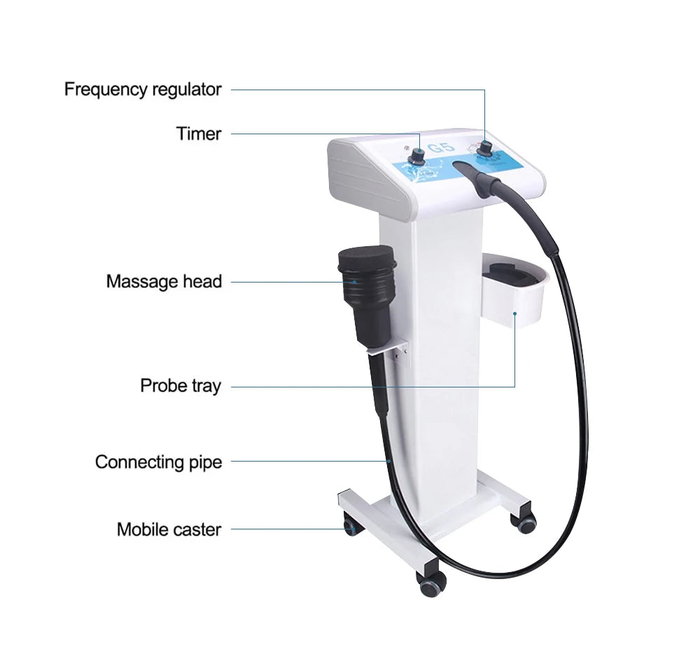High Frequency G5 Vibrating Body Slimming Machine Fitness Cellulite Fat Reduce Shaping Massager Weight Loss Slimming Beauty tool