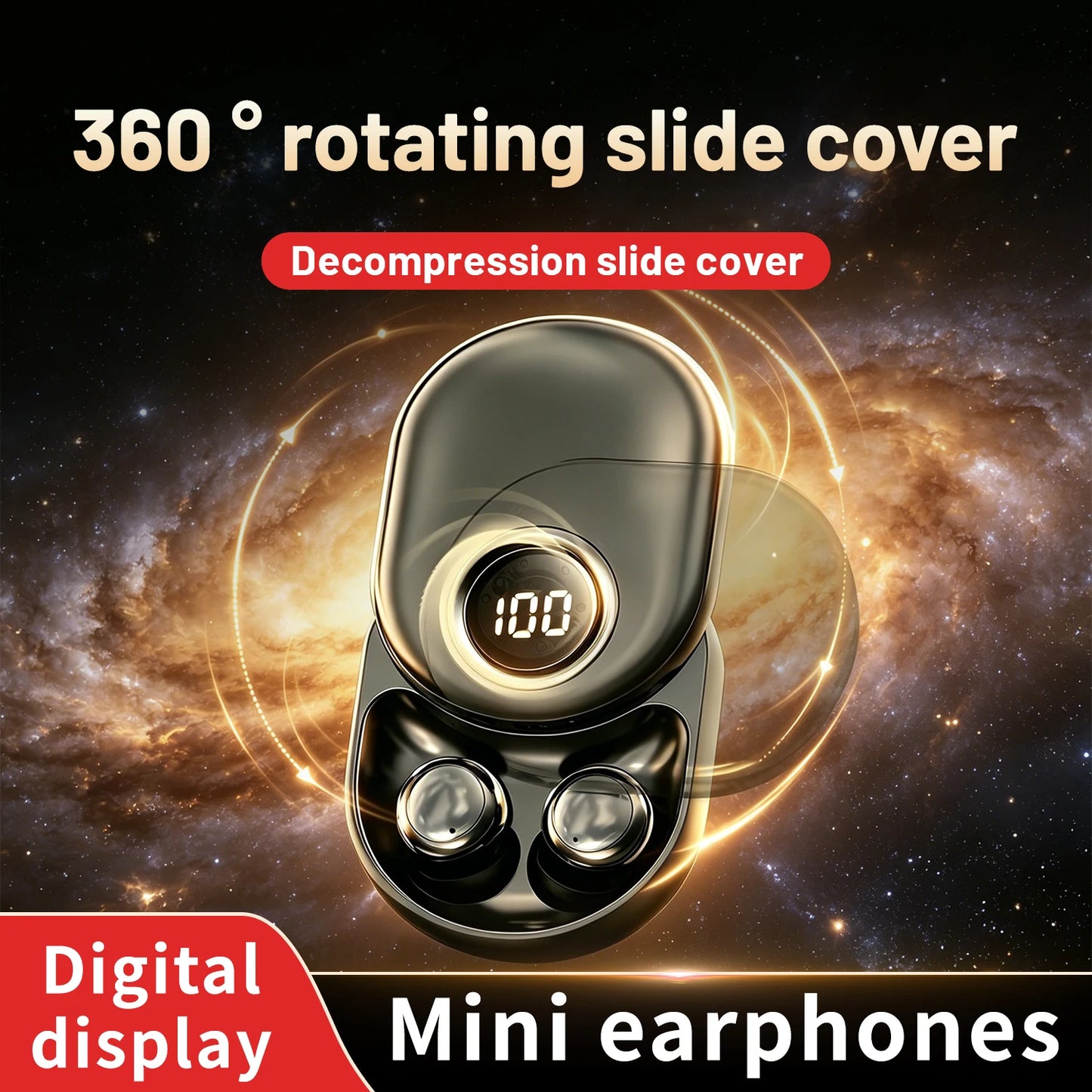 SK55 Bluetooth Wireless Earbuds Sleep Earphones, Bluetooth 6.0, Noise-Canceling Earphones.Improves Sleep Quality, Zero Pressure On The Ears When Sleeping On Your Side, Invisible Flat-head Earphones, Suitable For Travel And Si