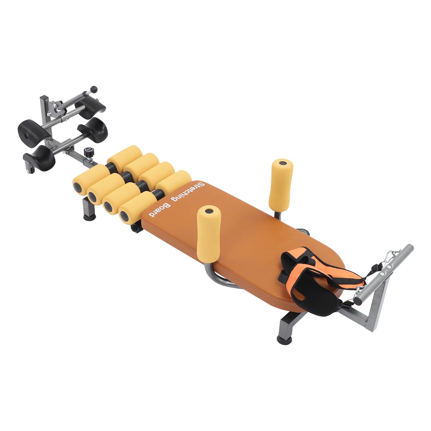 Electric Stretching Bench, Adjustable Back Stretching Machine with Remote Control & 8 Gears Length for Neck Back Relief