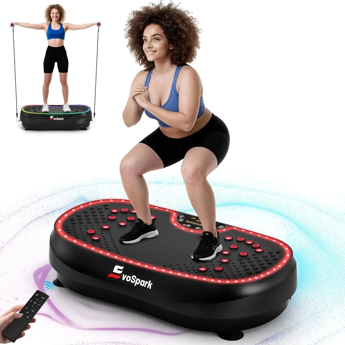 Vibration Plate Exercise Machine, 2026 Dual Motor Whole Body Workout for Lymphatic Drainage, Weight Loss, Home Fitness