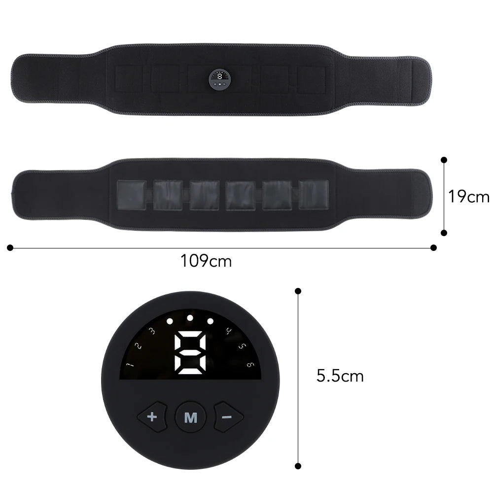 NEW Waist Massager Portable USB Charging Shaper Electric Arm Hip Leg Trainer Body Shaping Belt Fitness Massager Unisex