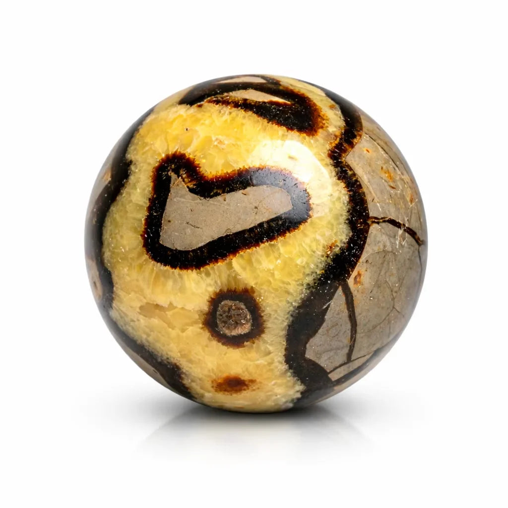 Natural turtle back stone ball ornament, with random styles, suitable for home and garden decoration, can decorate spaces such as courtyards, terraces, living rooms, etc. It is also a Christmas and Halloween gift for family a