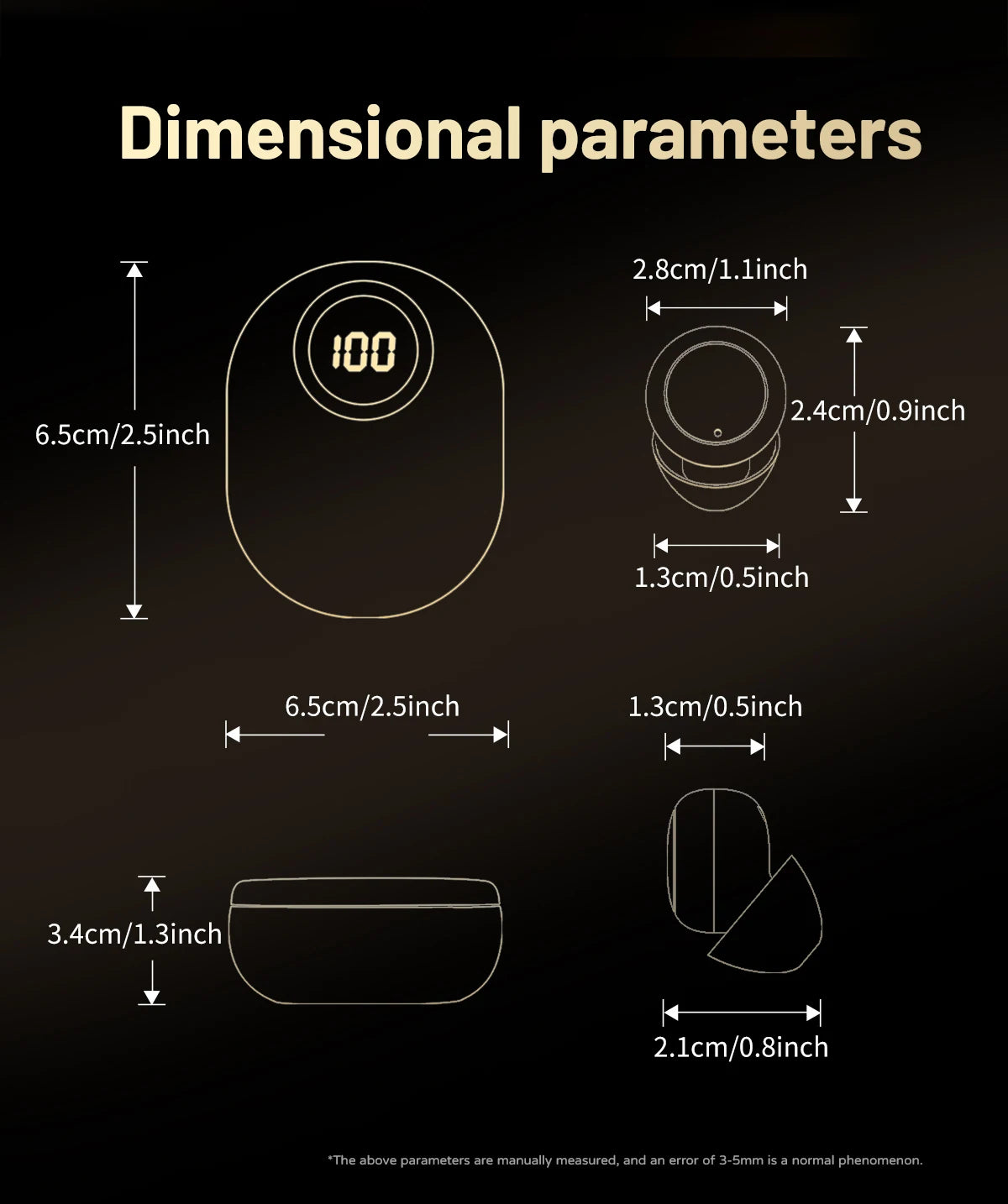 SK55 Bluetooth Wireless Earbuds Sleep Earphones, Bluetooth 6.0, Noise-Canceling Earphones.Improves Sleep Quality, Zero Pressure On The Ears When Sleeping On Your Side, Invisible Flat-head Earphones, Suitable For Travel And Si