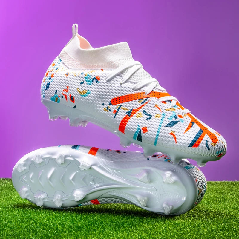 New Men Football Boots Match Sneakers Soccer Shoes Non-Slip Professional Training Shoes Grass Outdoor Sport Ultralight Unisex