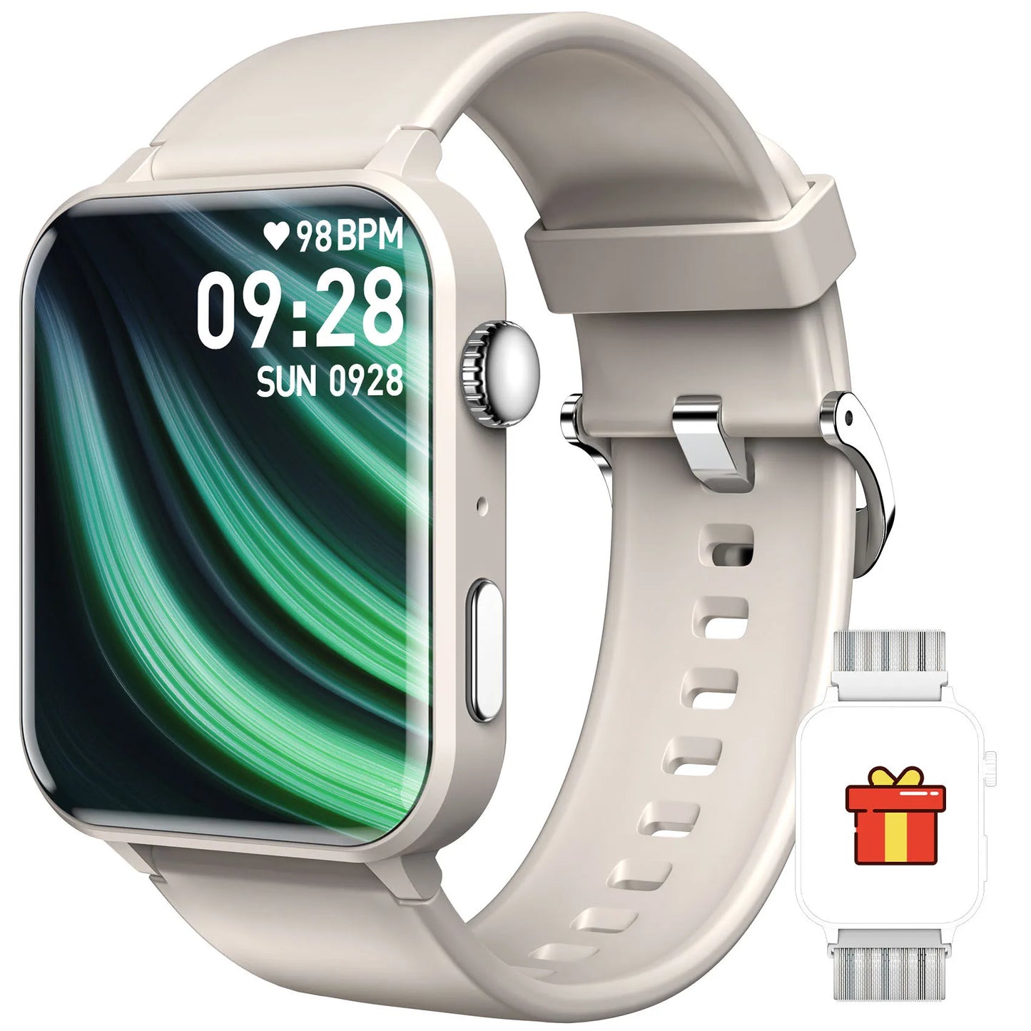 Blackview R30PRO Bluetooth Smartwatch Health Monitoring 100+ Sport Mode Fitness Watch 1.85‘’ HD TFT Screen Watches for Men Women