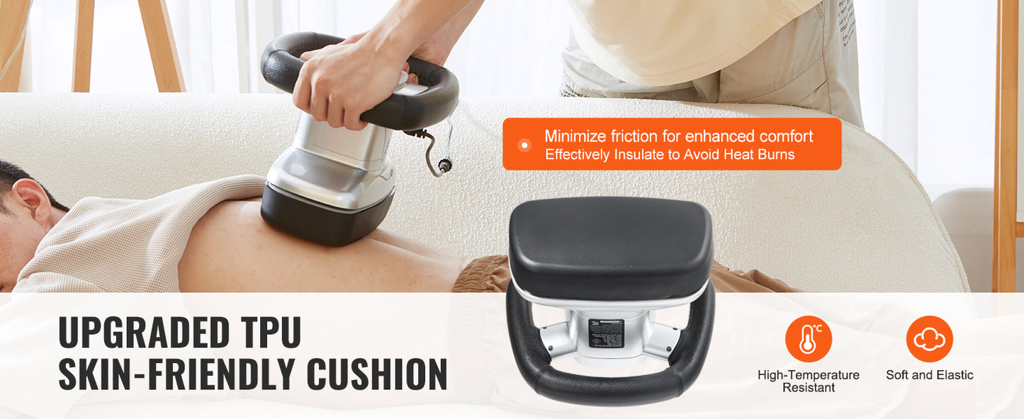 SucceBuy Chiropractic Massager Variable Speed Vibrating Therapy Handheld Body Massager for Muscle